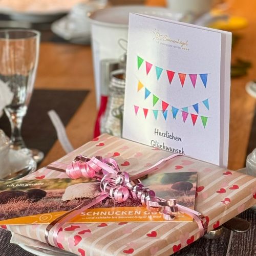 Karte und Geschenk zum Geburtstag in der Wandelbar Bad Bevensen